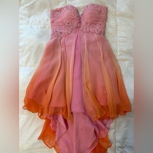 Sherri Hill Ombré High Low Dress